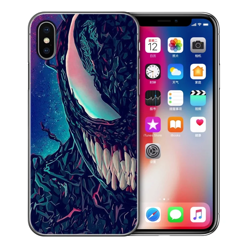 Iron Man For iPhone 5 5S SE 6S 6 Plus 7 8 X XS Max XR phone case Cover Cool funda shell coque Joker venom marvel Spiderman capa |