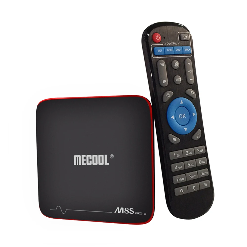 Mecool M8s Pro W Smart tv BOX Amlogic S905W Quad core 2/16GB Rom 4K H.265 HD 2.4G WiFi 100LAN android tv set top box
