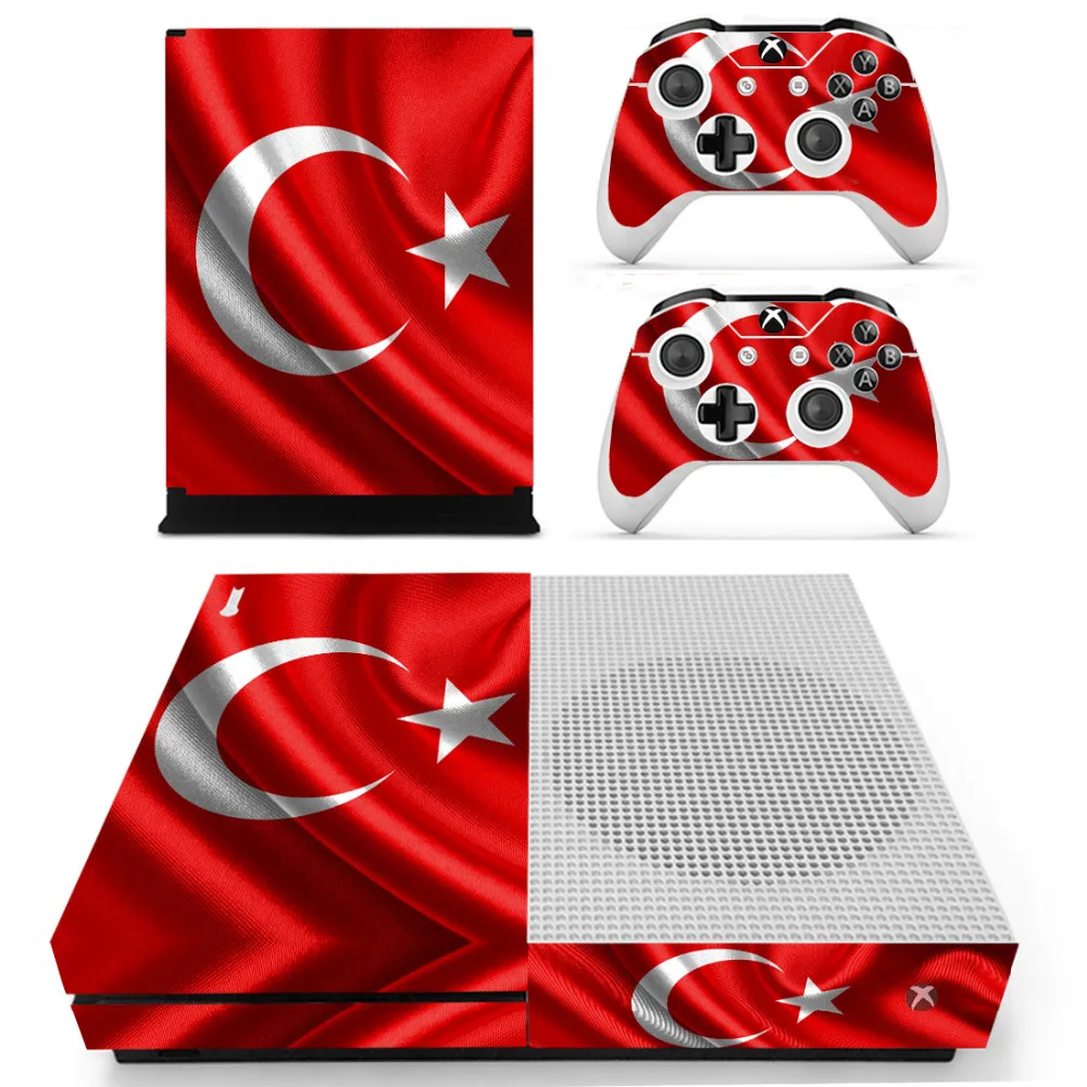 Турецкий Национальный флаг кожи Стикеры наклейка для Xbox One S консоли и