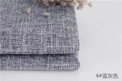 7 Искусственная льняная ткань для диванных подушек DIY ремесло швейная ткань обивка ткань 45*145 см/шт L03 - Цвет: 7