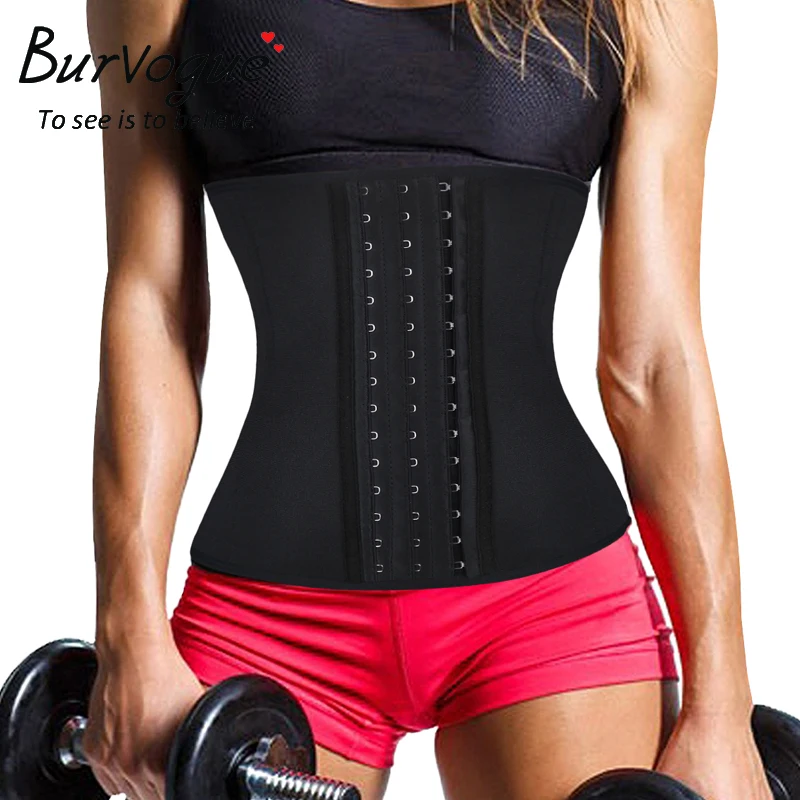 Burvogue талии Поддержка Для женщин тренер Корректор осанки adjustable slimming плюс Размеры