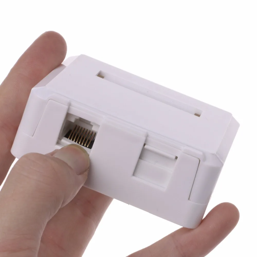 Настольная JB Двухпортовая панель Ethernet кабельная распределительная коробка