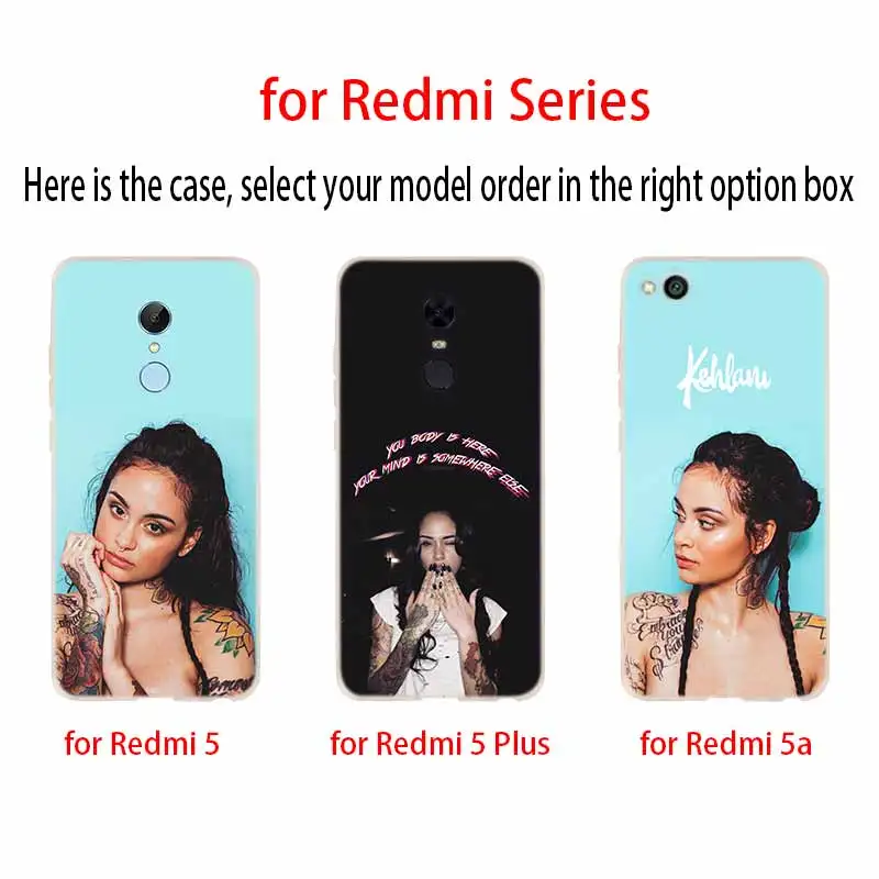 Модный мягкий чехол Kehlani из ТПУ для Xiaomi Redmi Note 10 9 8 7 6 5 Pro Max 10S 9S 9T 8T note10 чехол|Бамперы|