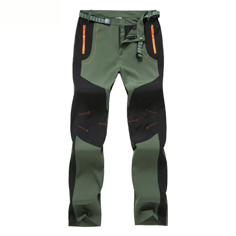 Men ArmyGreen Nuoneko, новинка, весна-осень, для мужчин и женщин, для походов, Тонкие штаны, для улицы, софтшелл, ветрозащитные, для кемпинга, треккинга, альпинизма, PN22 - Цвет: Men ArmyGreen