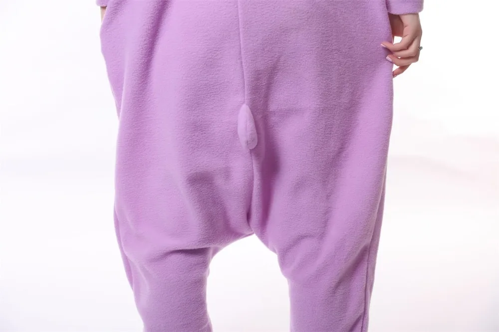 HKSNG пижамы для взрослых с животными милые фиолетовые розовые кролик Мультяшные