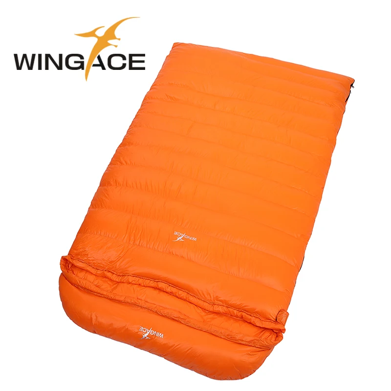 Спальный мешок WINGACE 4000 г на утином пуху для кемпинга улицы конверт взрослых