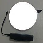 Электролюминессветильник ная белая панель EL диаметром 13 см, Электролюминесцентная световая бумага с 12 в пост. Тока3 в пост. Тока5 в пост. Тока