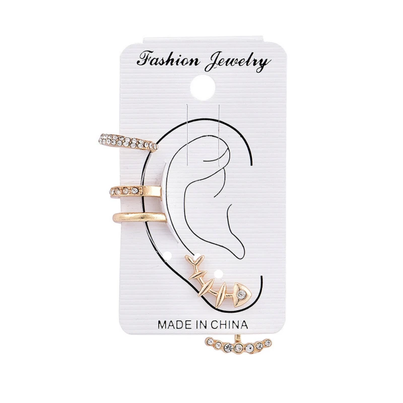 Женские серьги гвоздики в виде рыбьей кости|Серьги-гвоздики| |