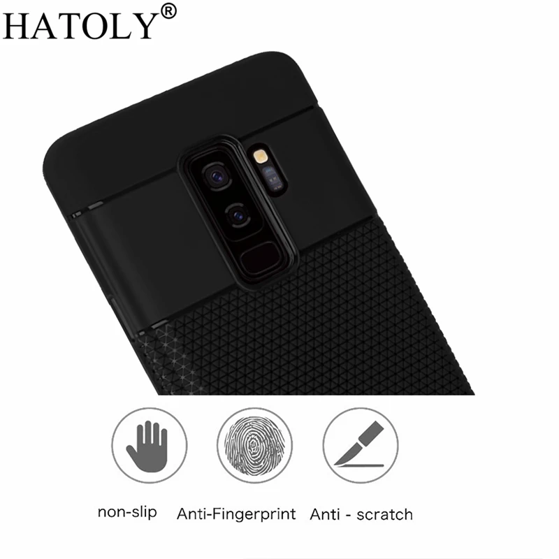 Для Coque samsung Galaxy S9 Plus Треугольники узор Матовая TPU крышка для плюс Чехол