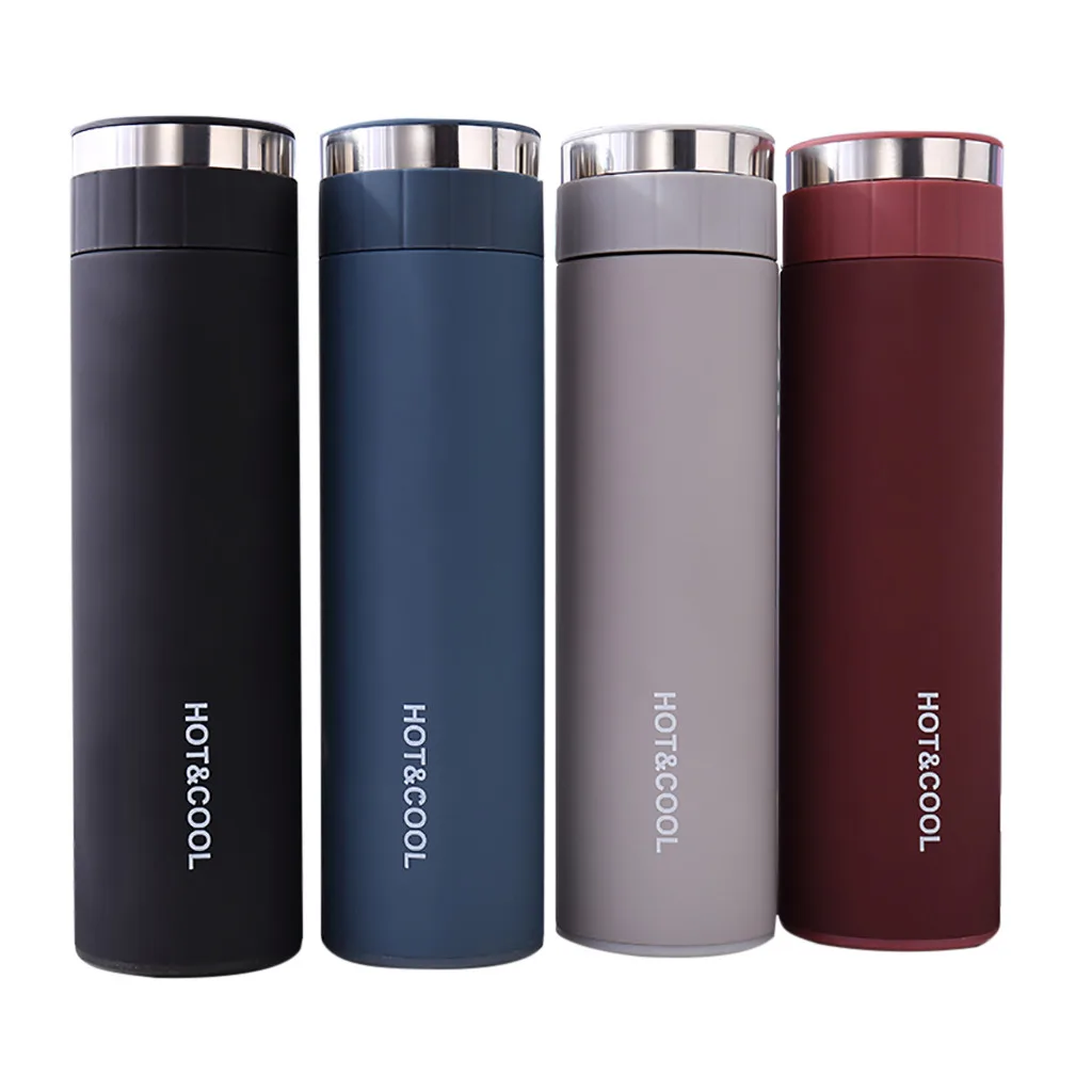 Портативный термос из нержавеющей стали спортивный с двойными стенками и