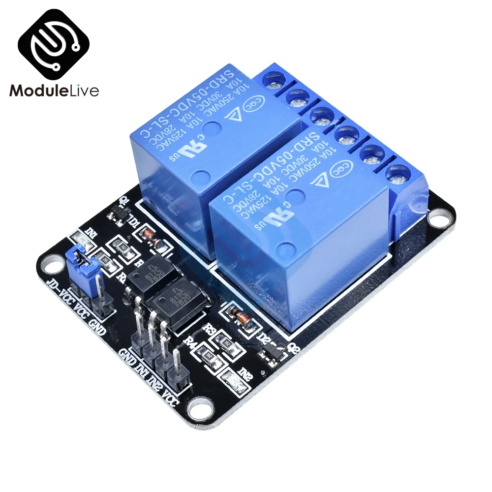 5 V два 2CH 2 канальный релейный модуль доска с анод для Arduino 8051 AVR PIC DSP ARM MSP430 ttl материнскую плату AC 250 V 10A DC 30 V