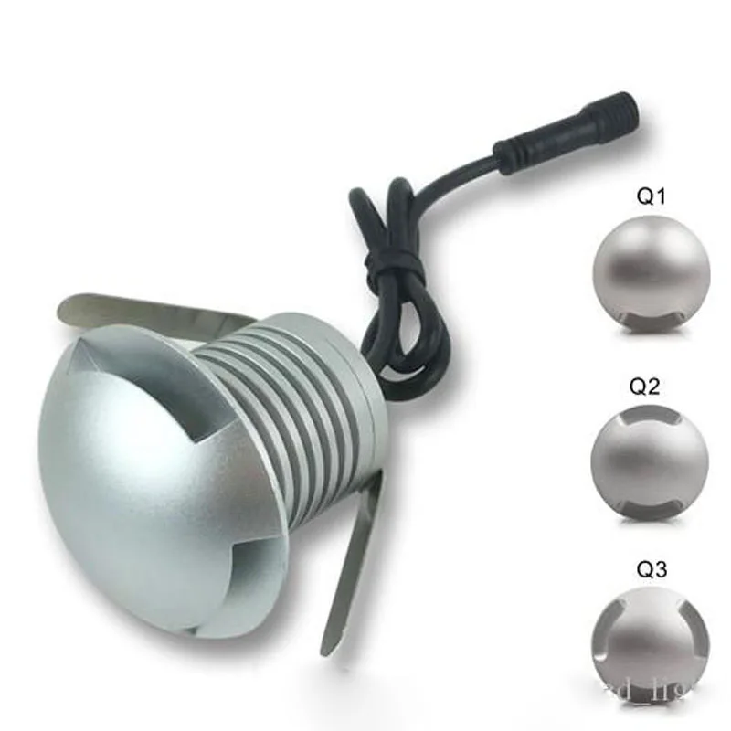 Conduziu a Luz Luzes de Pedra de Pavimentação ao ar Led à Prova Lote 3w Ip67 Subterrânea Chão Luzes d’ Água Levou Livre 20 Pçs – 12v