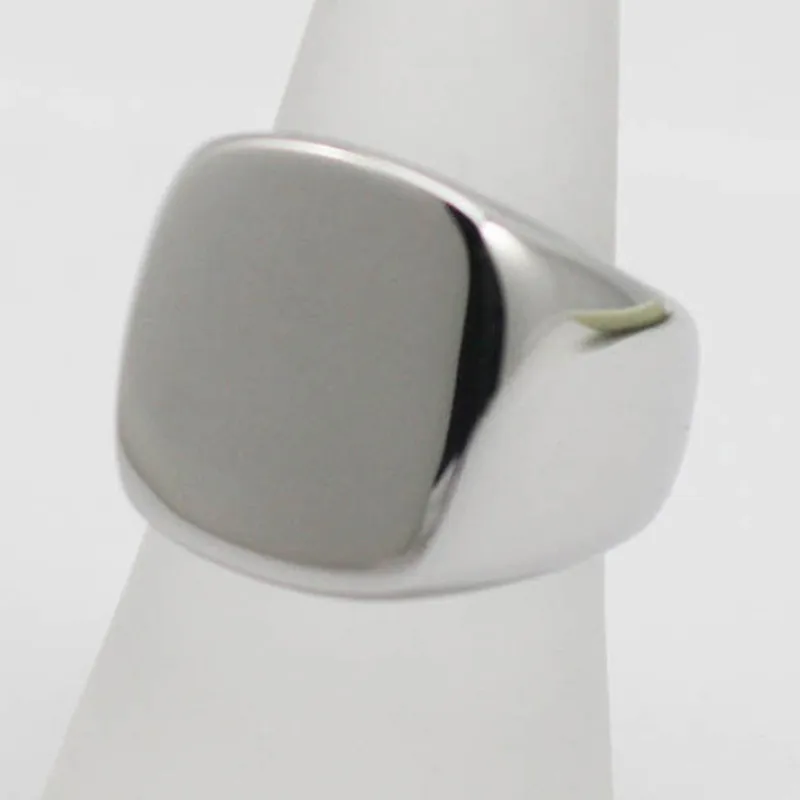 Кольцо GROWYEAR из нержавеющей стали квадратное унисекс