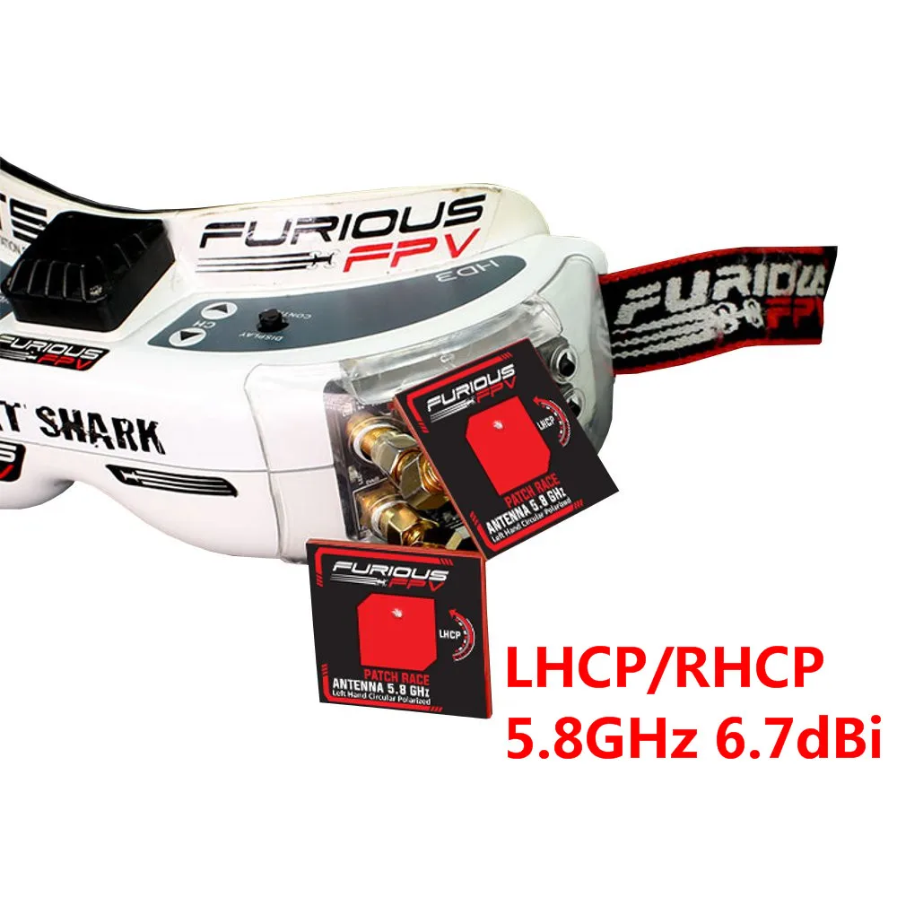 Антенна FuriousFPV 5 8 ГГц RHCP 6.7dBi перо гоночная FPV антенна с разъемом SMA для модели