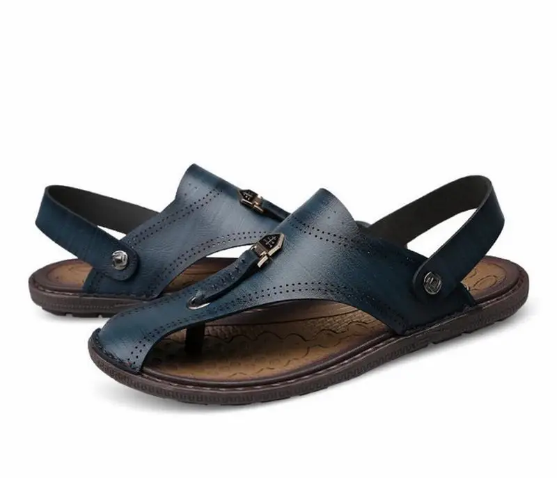 Мода Вьетнамки Мужчины Сандалии Летние тапочки Обувь Для Повседневная Прогулки