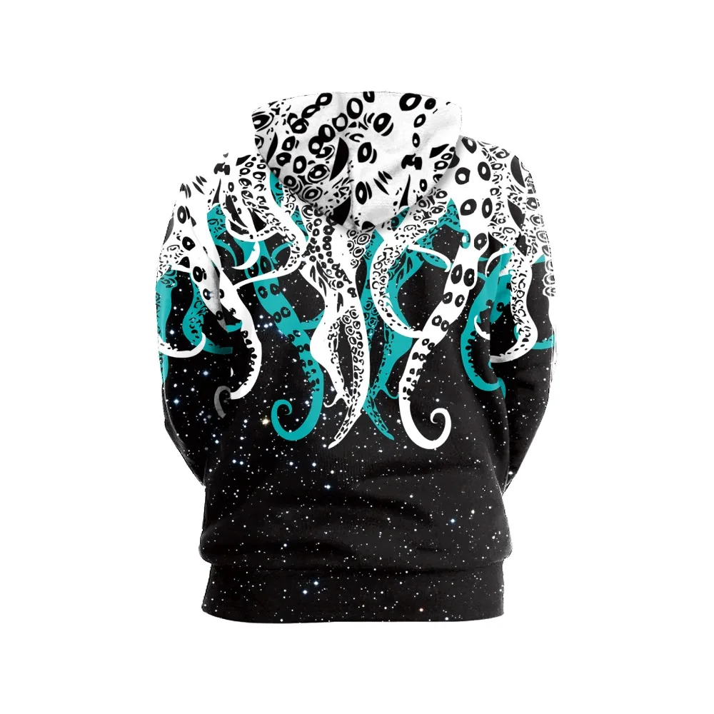 Толстовка осьминог костюм для косплея MS с капюшоном мужская мода свободные