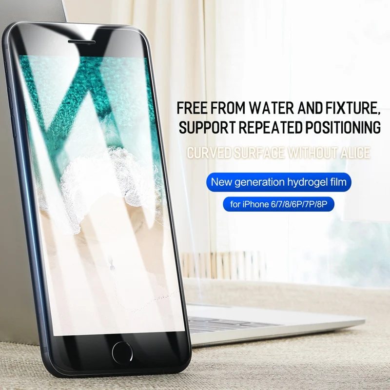 ROCK Hydrogel screen Protector Для iPhone 6 7 8 Plus 0 18 мм Full из защитной стеклянной пленки | Мобильные