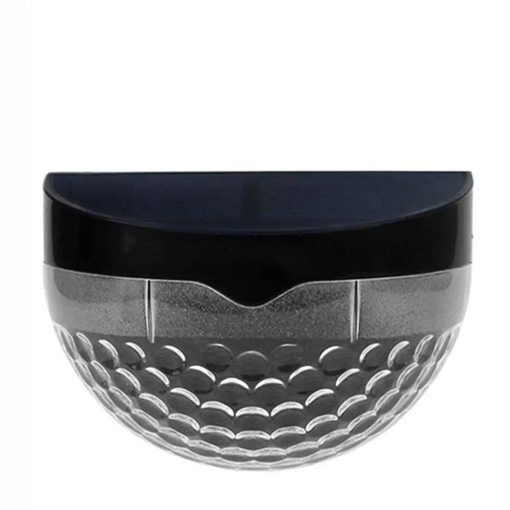 Полукруглая настенная лампа на солнечной батарее наружная садовая