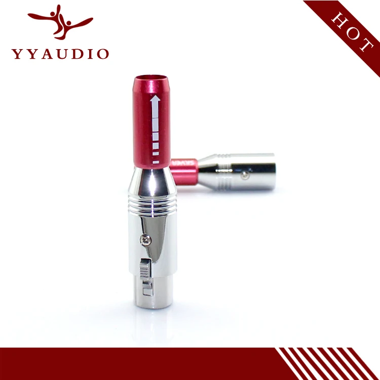 Оптовая продажа онлайн посеребренные соединители для кабеля YYAUDIO HIFI Club XLR jack XLR|plugs