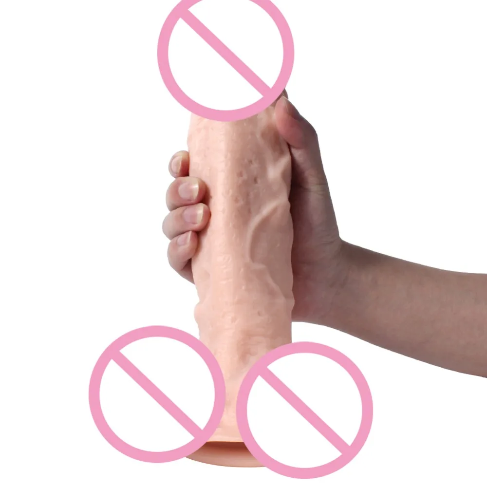 Реалистичный большой фаллоимитатор огромный Пенис с сильной присоской анальный