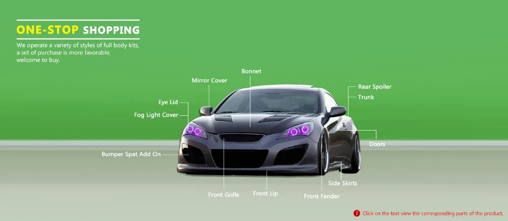 Автомобиль-Стайлинг для hyundai Genesis монеты 2009 углеродного волокна задний Spat