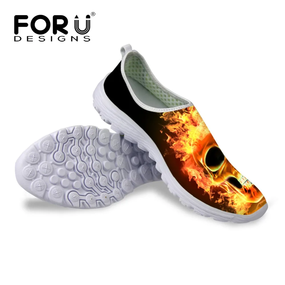 Повседневная обувь из сетчатого материала без шнуровки крутая мужская летняя