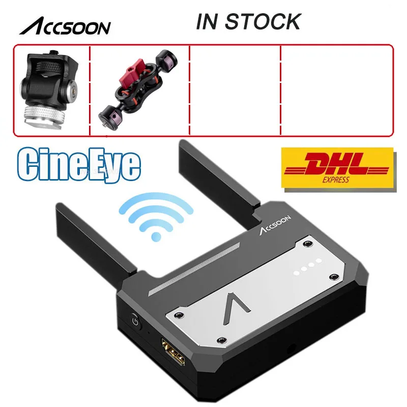 Accsoon CineEye 5G 1080P Mini HDMI беспроводная передача для iPhone для iPad IOS Andriod телефон устройство видео передатчик - Цвет: cineeye with 2