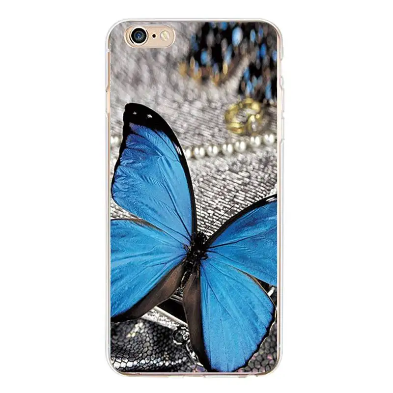 Чехол для телефона TPU Clear для iPhone 6 6s 7 8plus x, мягкий силиконовый чехол с бабочками, оленями и воздушными шарами, защитный чехол. Доставка бесплатная. 4 5SE.