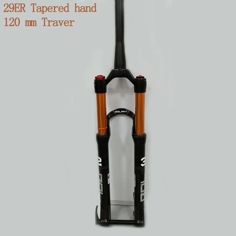 Велосипедная MTB воздушная вилка 27,5 29 ER Supension коническая через ось QR Quick Release 32 RL 100 120 140 мм для велосипедных аксессуаров Boalny