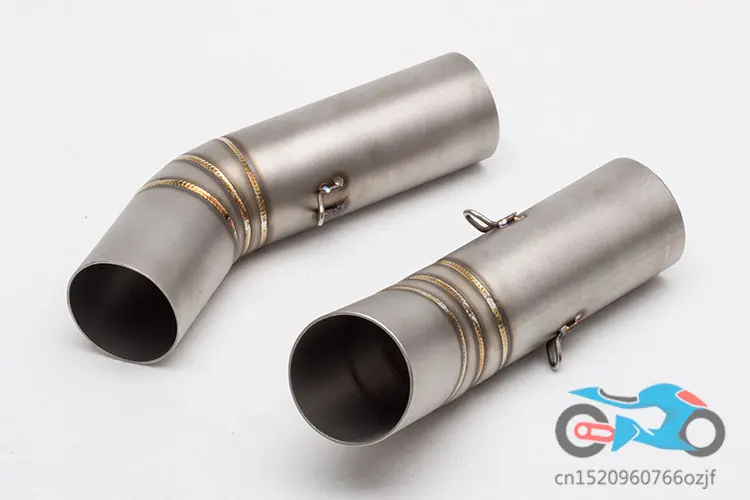 

Motorcycle Exhaust modified exhaust middle pipe 848 evo link pipe 848 exhaust 848 mid pipe stainless steel connector pipe
