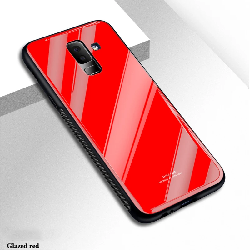 Чехол из закаленного стекла для samsung Galaxy S9 S8 Plus Note 9 8 S7 Edge J5 J7 J2 Prime J3 Pro J5 J7 роскошный силиконовый бампер