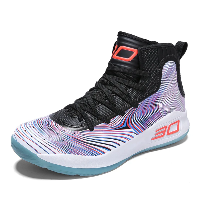 BALADB Man High-top Basketball Shoes Men's Cushioning Light Sneakers Anti-skid Breathable Outdoor Sports | Спорт и развлечения