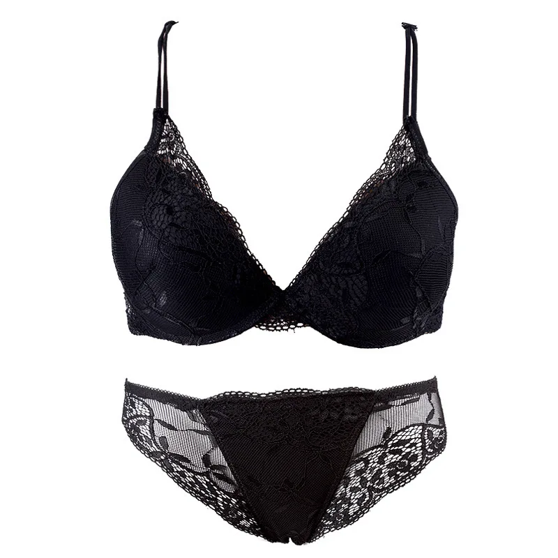 Новый Модный комплект нижнего белья с бюстгальтером сексуальный кружевной