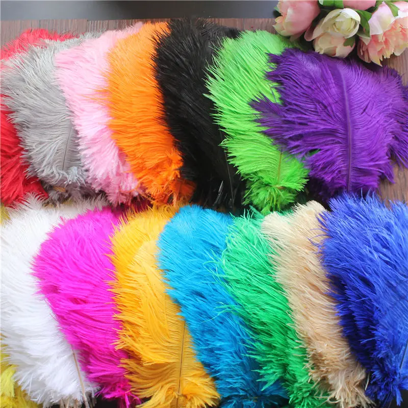 50 шт. украшенные перьями страуса 20 25 см|ostrich feather|natural ostrich feathersfeather feather |