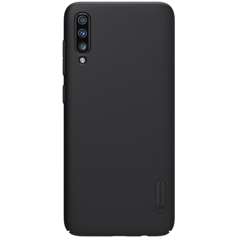 Черный Чехол для samsung Galaxy A70S A70 S корпус Nillkin матовый щит жесткая задняя крышка из ПК для samsung Galaxy A70 чехол - Цвет: Черный