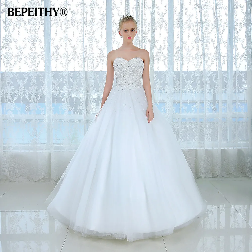 Новое поступление белое свадебное платье принцессы 2020 винтажное невесты с