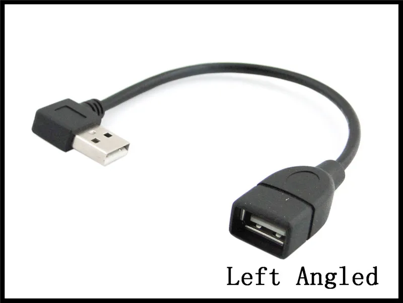 10 см 20 40 USB 2 0 A штырь-гнездо 90 Угловой кабель правый/левый/вниз/вверх шнур |
