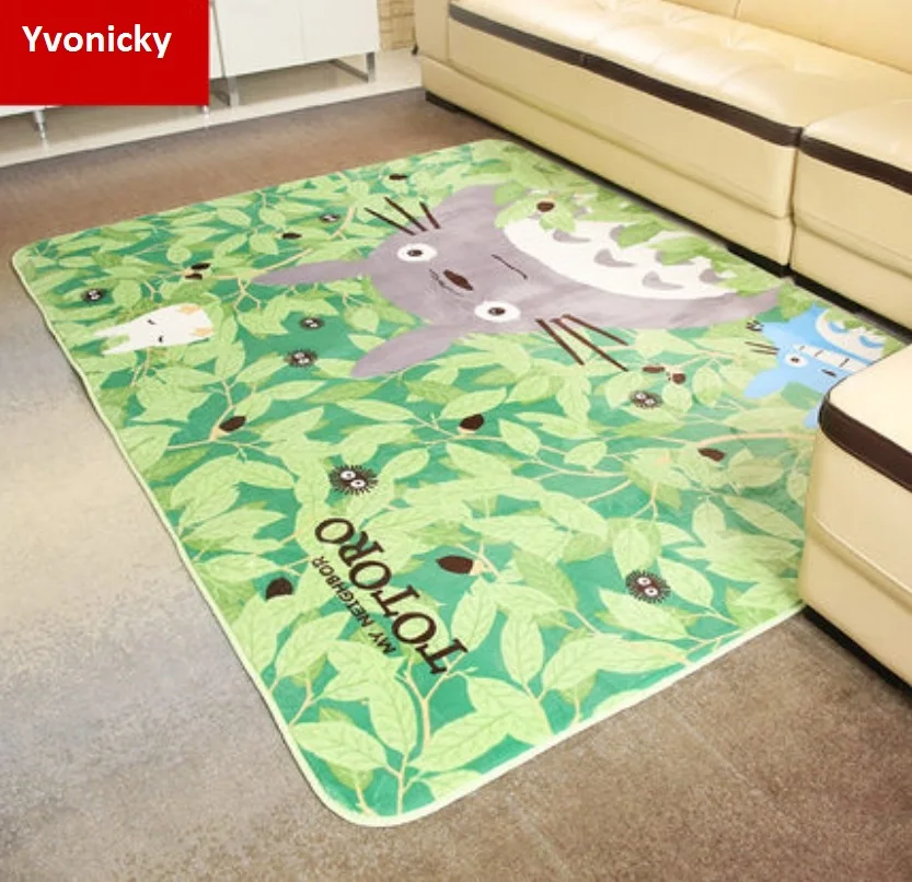 Брендовый милый коврик Totoro детские напольные коврики супер мягкие коралловые