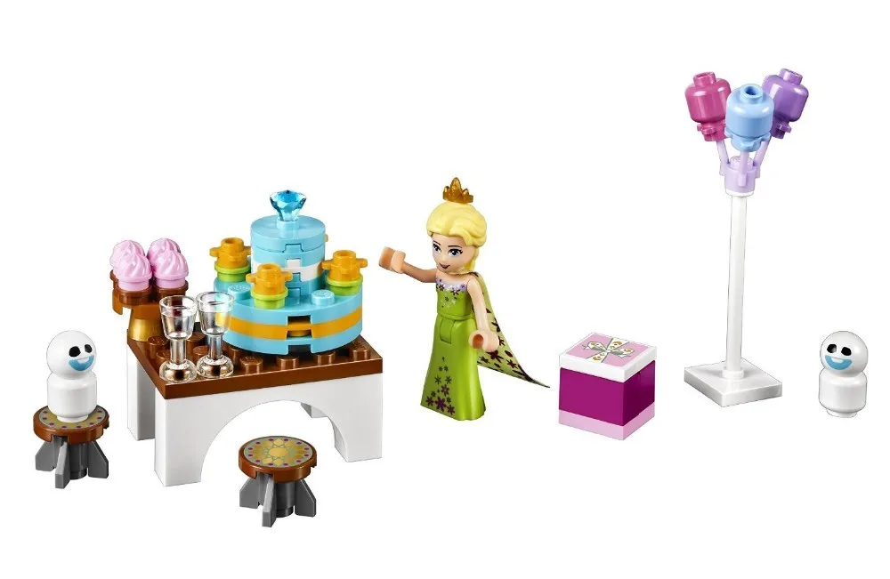 JG303 SY371 Arendelle замок, домик блоки кирпичные игрушки принцесса Анна Эльза сборные фигуры совместимые друзья
