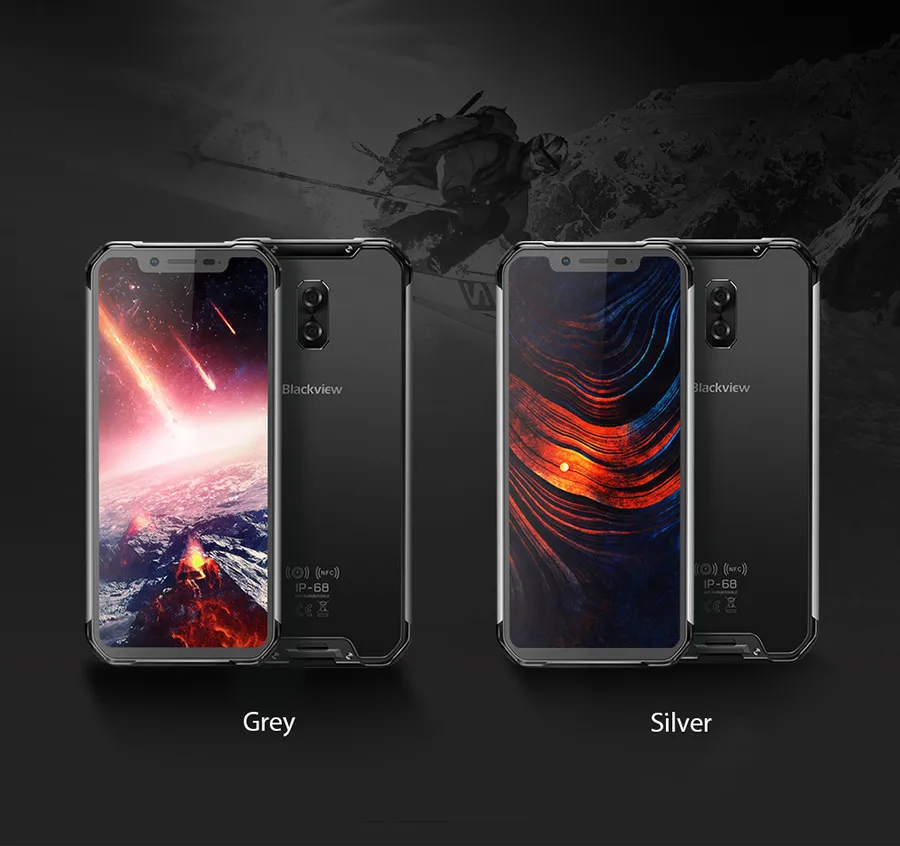 Новинка Blackview BV9600 IP68 водонепроницаемый мобильный телефон Helio P70 Android 9,0 4 Гб+ 64 Гб 6,2" 19:9 AMOLED 5580 мАч смартфон