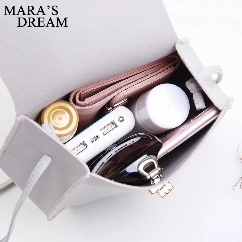 Сумка Mara's Dream 2019 новая текстурная сумка с пряжкой и замком одноцветная