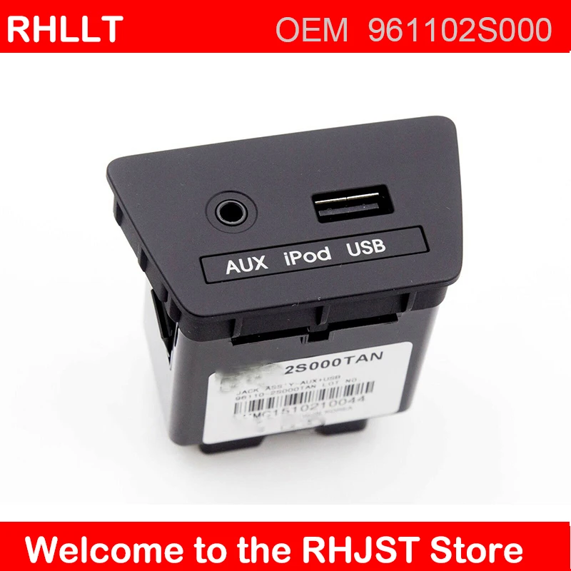 Натуральная AUX USB модуль с разъёмом типа Джек OEM 961102S000TAN 1EA для hyundai Tucson ix35 2011 2012 2013