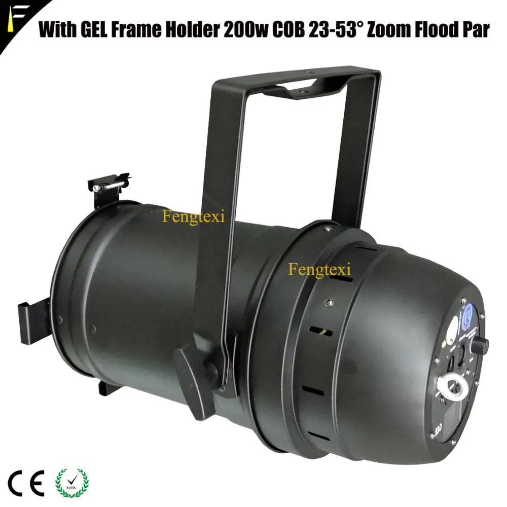 2 * передсветильник свет Par64 Светодиодный 3000k/5600k 200w Zoom Par Head светильник с плавным