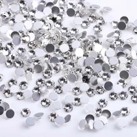 ss3 ss30 mix size crystal clear non hotfix flatback manicure rhinestones nail rhinestones for nails 3d nail art decorations gems