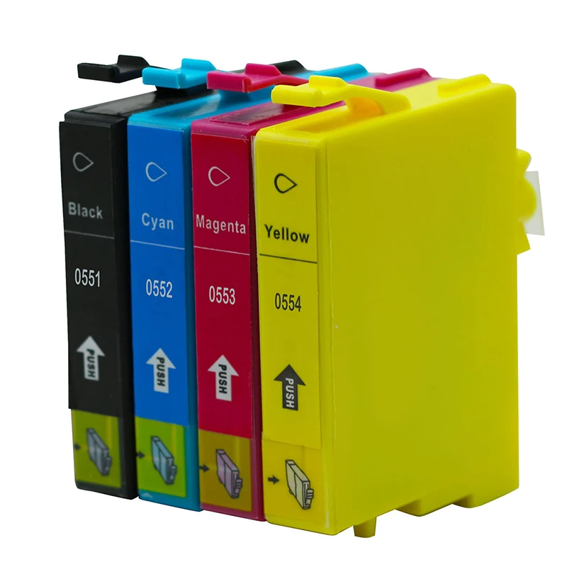 

4pcs Compatible ink cartridge T0551 suitable for R240 RX420 printer