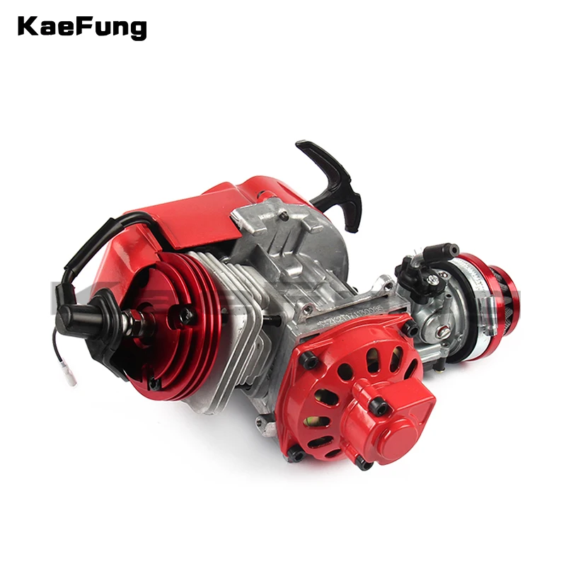 Карманный мотоцикл 2 тактный двигатель для мини карты грязи бензина мотора