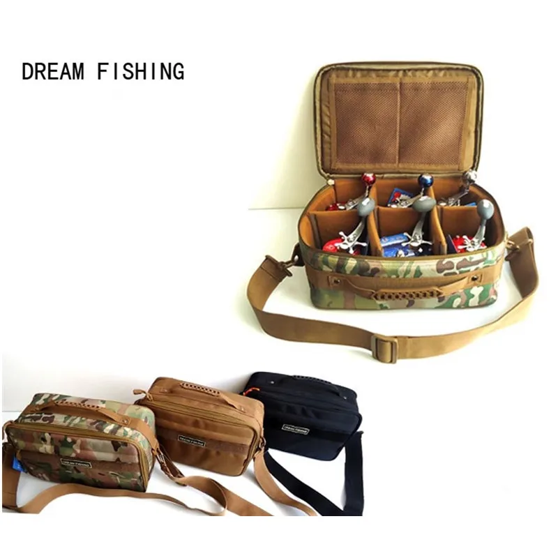 Сумка рыболовная нейлоновая 33x13x23 см 2000D|lure squid|bag pack for kidsbag stuff |