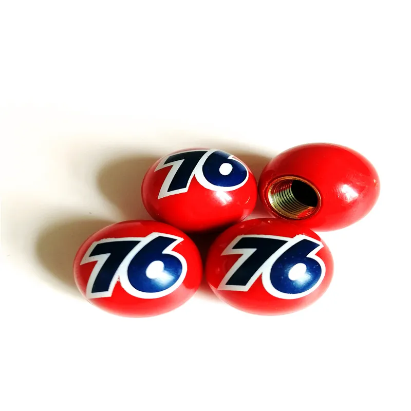 

4 x колпачок воздушного клапана шаровой шины № 76 в автомобильном стиле, колпачок для пылезащитных стеблей шин на колесах, s для номера 76, освещение автомобиля