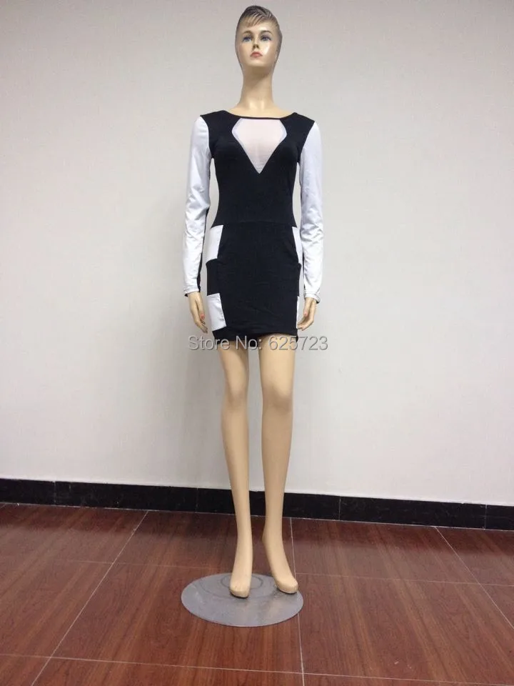 Free shipping 2014Summer several splicing sexy strap dress explosion models fashion night wind RC5156 wholesale | Женская одежда