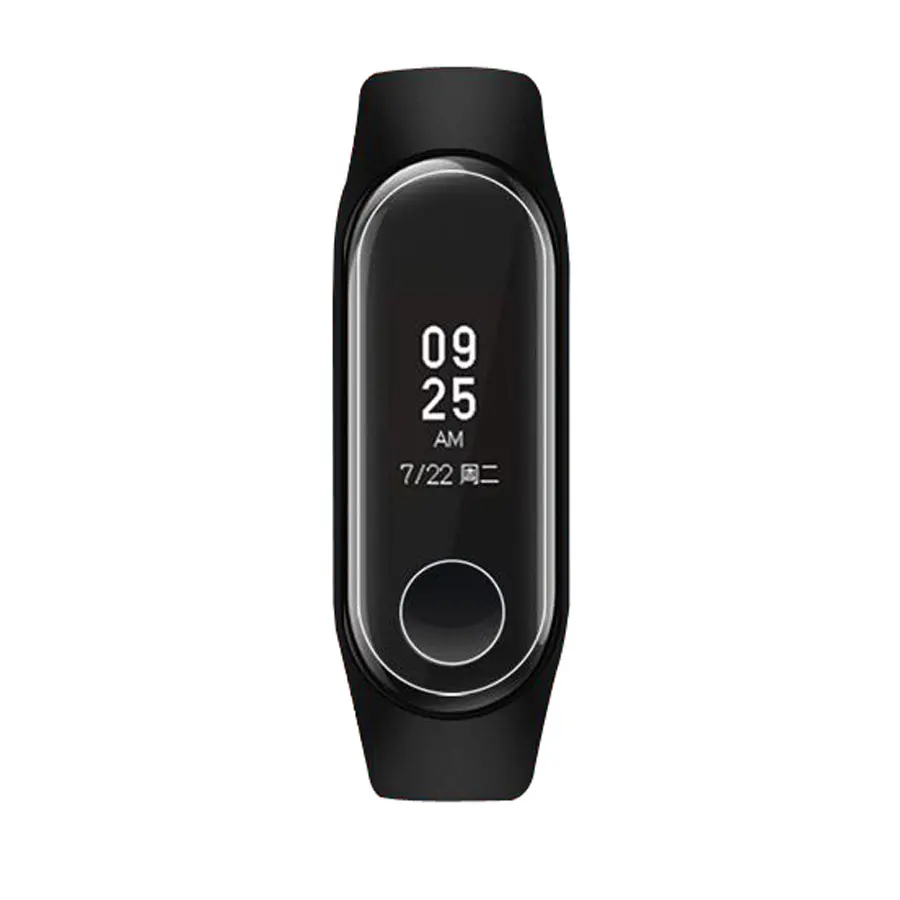 Защитная пленка для экрана для Xiaomi Mi Band 3 Смарт-браслет полное покрытие Защитные пленки не закаленное стекло